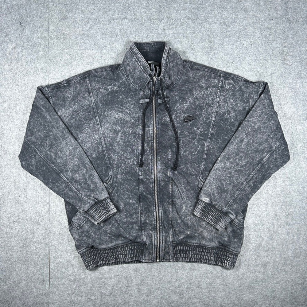 Nike jacket Men M Grey Challenge Court Acid Wash Reissue CV4353-060